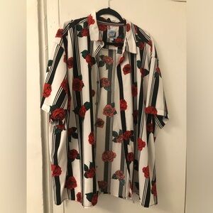Floral button up